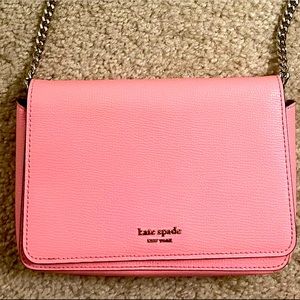 Kate Spade Sylvia Chain Wallet Crossbody Pink